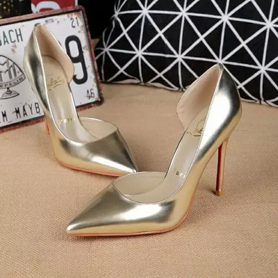 Christian Louboutin Shallow mouth stiletto heel Shoes Women--019